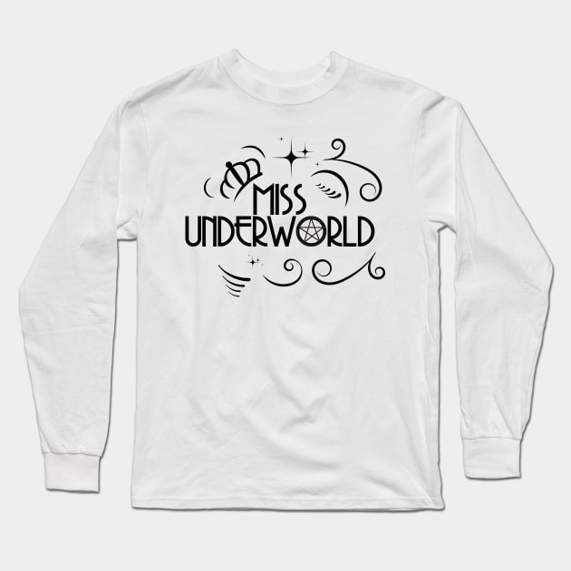 MISS UNDERWORLD DESIGN UNIQUE WICCA OCCULT GIFT Long Sleeve T-Shirt by Chameleon Living